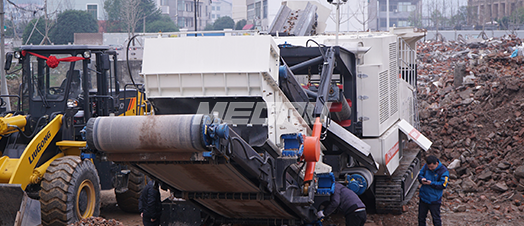 Оборудование для дробления строительных отходов 250т/ч в Хуайхуа, Хунань